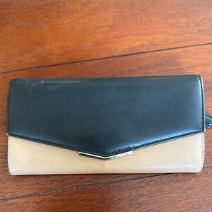 Fendi Two-Tone Black and Tan Women's Wallet